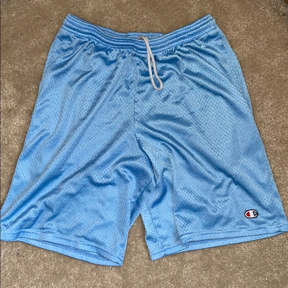 Champion Men’s Mesh Shorts | SIZE Small | Sky Blue